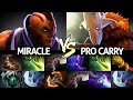 MIRACLE [Anti Mage] Signature Hero VS Pro Juggernaut 20 Kills 7.22 Dota 2