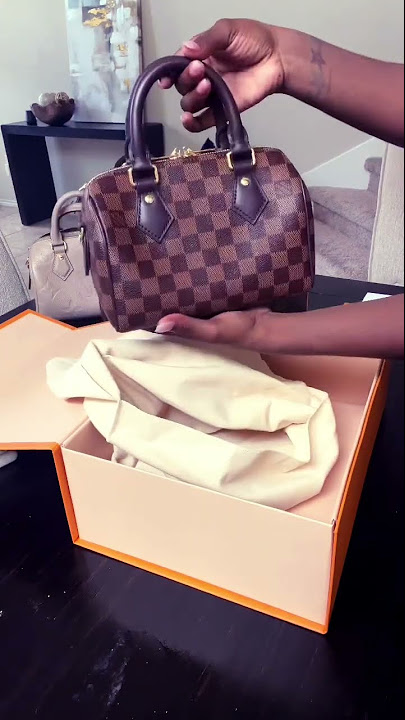 FIRST LOOK 🤩 the highly anticipated Speedy 20 Damier Ebene