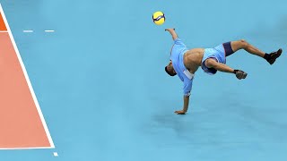 Acrobatic Volleyball Saves