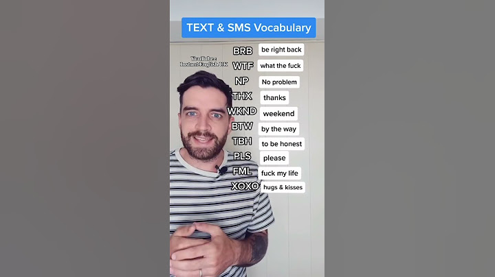TEXT & SMS English vocabulary 📱