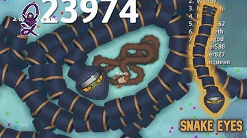 37K+ Giant Snake Died Like a Noob in Snake.io 🐍 Epic gameplay With Rare Skin Snake Eyes in Snake io