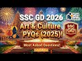SSC GD 2026: Art & Culture Most Asked PYQs (2025) | PART 1 |ఈ ప్రశ్నలు ఖచ్చితంగా వస్తాయి! | #ssc