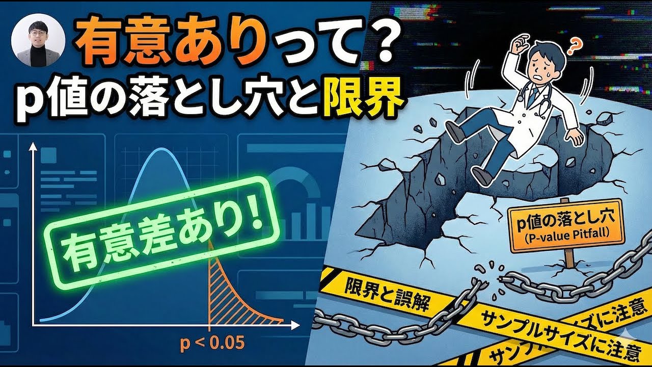“有意差あり”ってどういうこと？p値の落とし穴と限界を解説