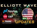 NASDAQ + SPX 500 | DAILY CLOSE | DID THE US MARKET TOPPED? WHAT IS NEXT? ELLIOTT WAVE CRYPTO