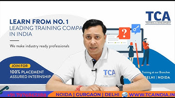 Data Scientist & Business Analyst of TCA Training & Development TCA INDIA