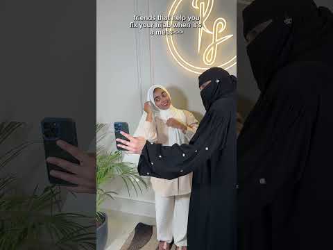 Real Friendship = Fixing Each Other’s Hijabs 💕