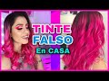 DIY | Como hacer TINTE DE CABELLO FALSO en Casa y que parezca REAL | NatyGloss