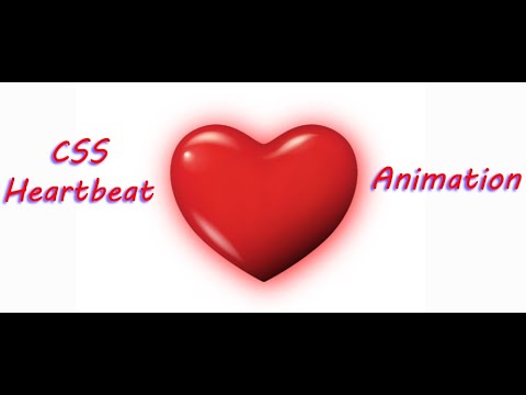 #7 CSS Heartbeat Animation using pure CSS | master series