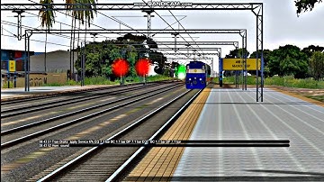 Rameshwaram Ajmer Humsafar||In Msts Open Rails Indian Train Simulator Khandesh Route Video