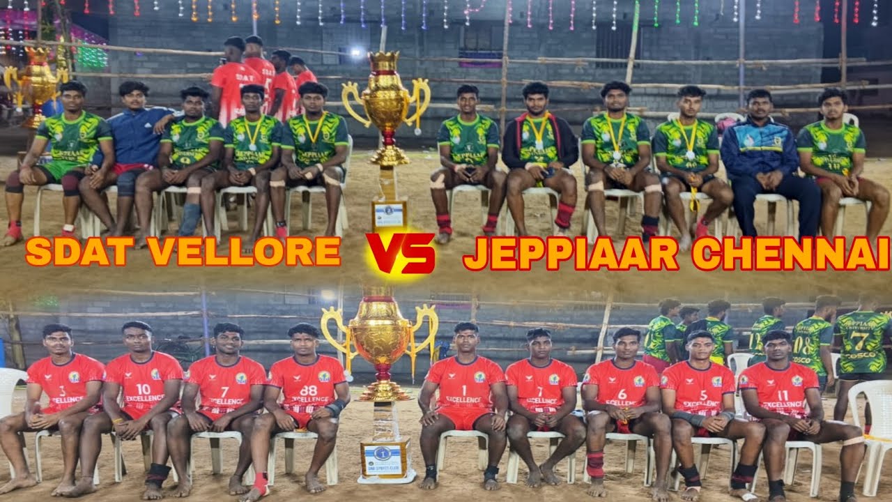 SDAT VELLORE V/S JEPPIAAR CHENNAI🤼/ FINAL MATCH / GBN SPORTS CLUB GUDIYATHAM 