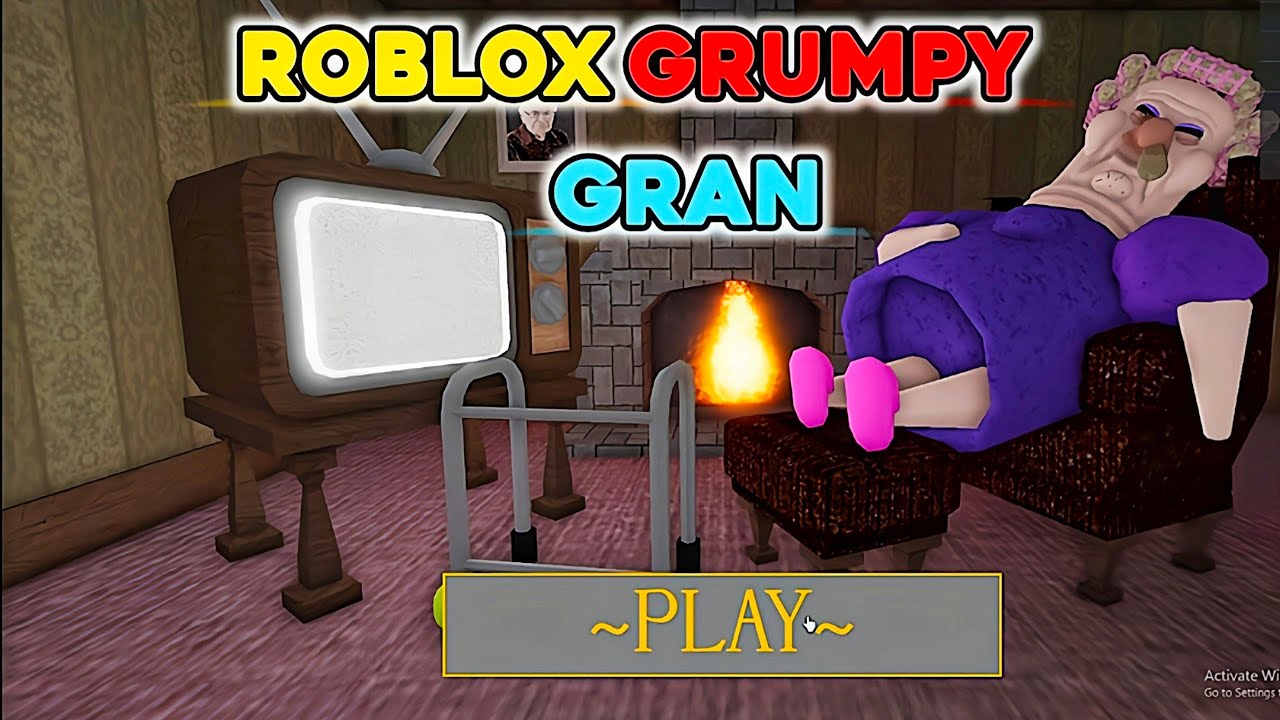 Grumpy Gran! (Scary Obby) Full Game - YouTube