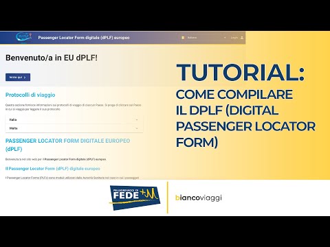 TUTORIAL Come compilare il dPLF