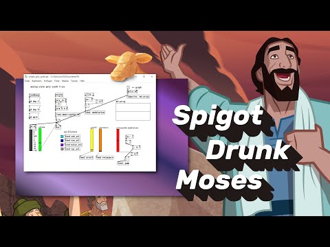 PureData Patch - Simple Analog Poly-Synth (Spigot Drunk Moses on Kernkraft 400/ Subtitles 🤗)