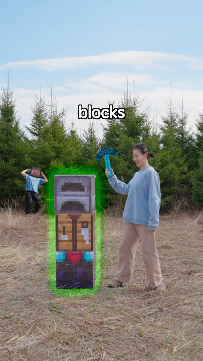 Make ANY Minecraft Blocks IRL 😮📦✂️#craft  #diy #minecraft #shorts