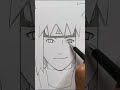 Easy anime drawing | how to draw Minato step by step | Naruto art