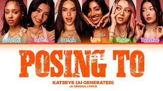 Download Lagu [AI ORIGINAL] KATSEYE (캣츠아이) - 'Posing To' Lyrics (Colour Coded Lyrics) MP3
