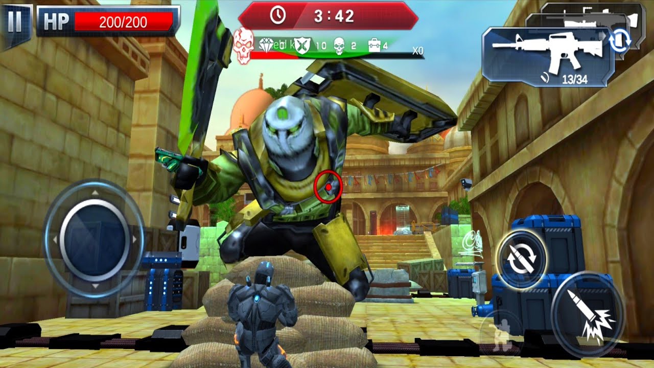 Robot Shooting War Games: Robots Battle Simulator - FpS Shooting Android GamePlay FHD.