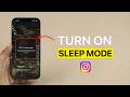 How To Turn On Sleep Mode On Instagram?