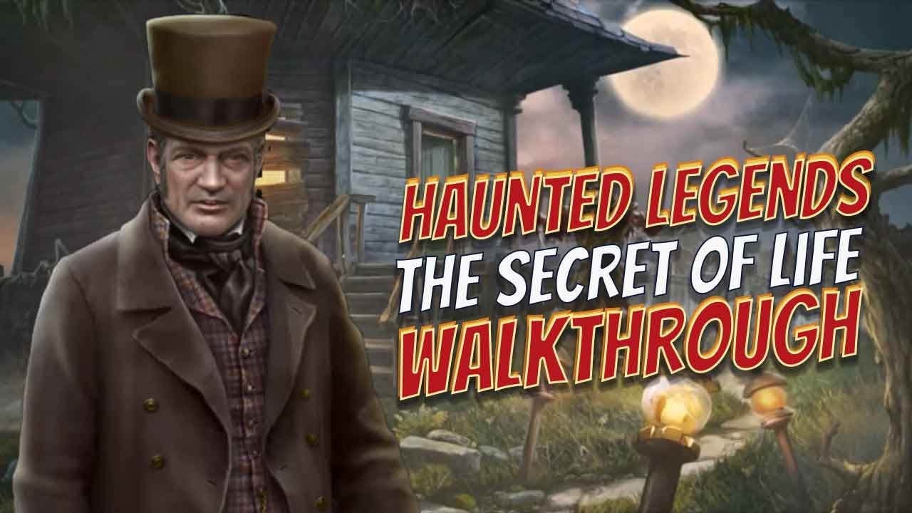 Haunted Legends 7 The Secret Of Life Walkthrough Big Fish Games 1080 HD Gamzilla