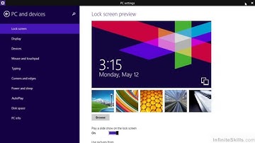 Windows 8.1 - New Features Tutorial | Personalizing The Lock Screen