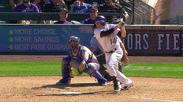 LAD@COL: Rutledge hammers an RBI triple down the line