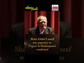 Shah Abdul Latif was believed to be superior to Tagore &amp; Shakespeare combined -- Shri Ram Jethmalani