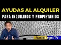 Ayudas alquiler a inquilinos y propietarios | Moratoria alquiler y aplazamiento familias vulnerables