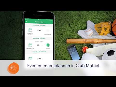 Club.Mobiel - Evenementen inplannen