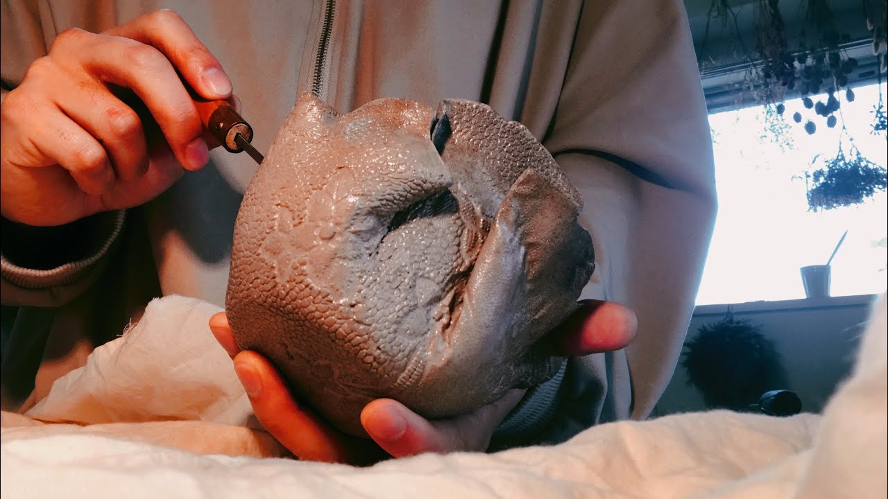 粘土で鉢を作るdiy オリジナル 器 アイデア ヤコのオーブン陶土 押し型 ダイソー テーブルクロス Youtube