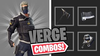 VERGE COMBOS 2021 | FORTNITE SKIN REVIEW