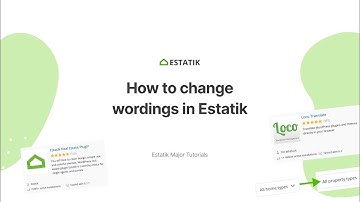 Estatik Plugin: How to change wordings via Loco Translate