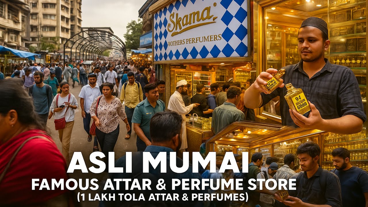 Mumbai’s Hidden Wholesale Raincoat Market & ₹1 Lakh Attar Perfume Shop | Bhendi Bazaar Vlog | Faizal