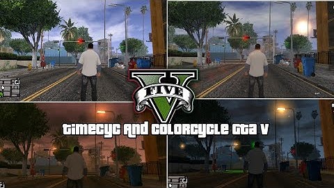 TIMECYC STYLE GTA V REMASTERD FOR GTA SA ANDROID !!