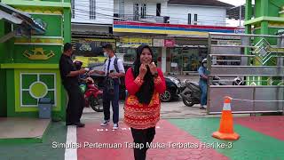 MTsN 1  Bandar Lampung; Simulasi Pembelajaran Tatap Muka Terbatas; 2021 09 16