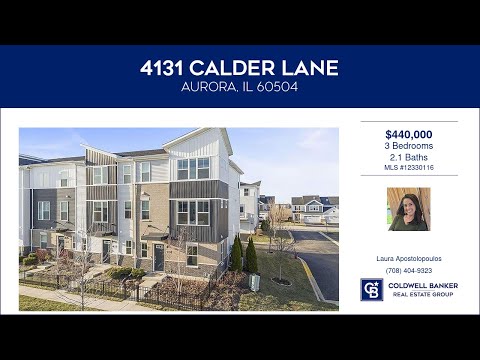 4131 Calder Lane, Aurora, IL home video tour