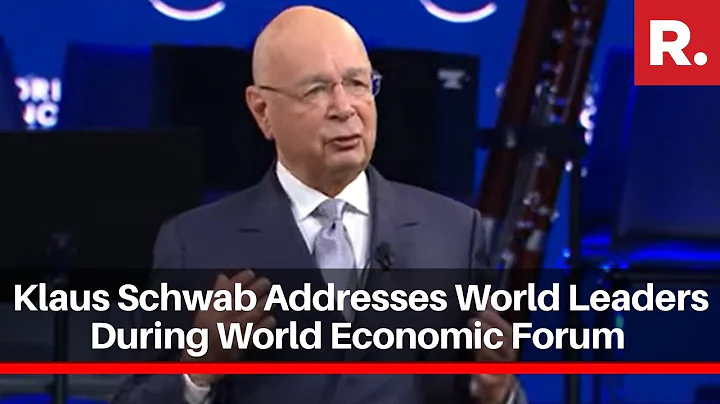 Klaus Schwab Addresses World Leaders During World Economic Forum In Davos