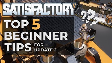 Satisfactory Tips and Tricks for Beginners! | Getting Started with Satisfactory