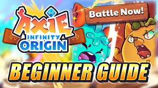 [AXIE ORIGIN] HOW TO PLAY AXIE INFINITY ORIGIN |  BEGINNER GUIDE