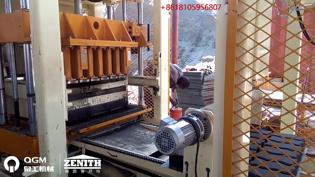 QGM QT6 Concrete Paver Block Machine in Kigali Rwanda