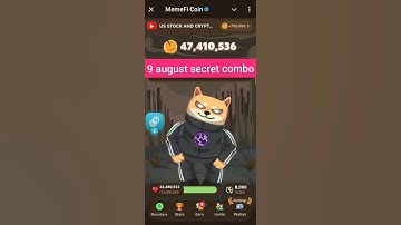 Memefi secret combo 9 august | memefi combo today | memefi secret code today | memefi secret tap 🔥
