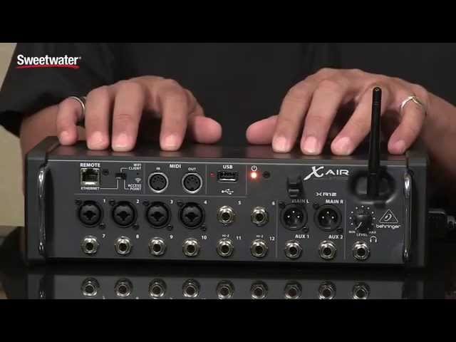 Цифровий мікшерний пульт BEHRINGER XR12 X AIR EU