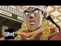 Stuck on an escalator  stardust crusaders battle in egypt  estevez alternative