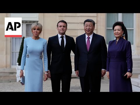 Chinese President Xi Jinping and wife in Paris for state dinner