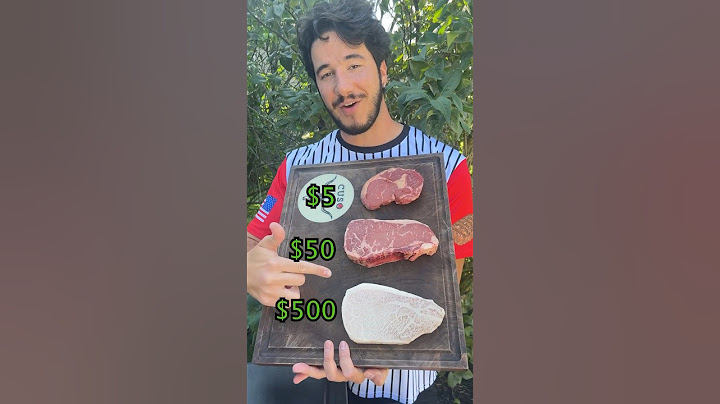 $5 vs $50 vs $500 Steak Comparison