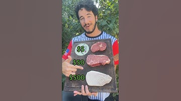 $5 vs $50 vs $500 Steak Comparison