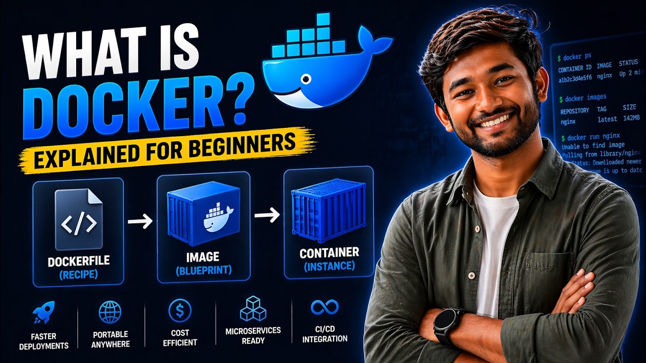 What is Docker? | Docker Explained for Beginners - YouTube