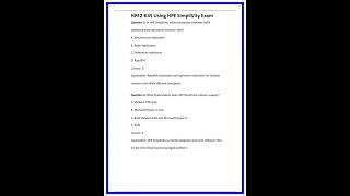 HPE2K45 Using HPE SimpliVity Exam 636x882