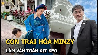Con trai Hòa Minzy làm Văn Toàn xịt keo