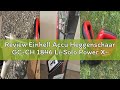 Review Einhell Accu Heggenschaar GC-CH 1846 Li-Solo Power X-Change, Li-Ion, 18 V, 46 cm zaaglengte,