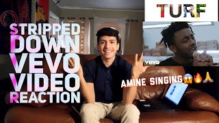 Amine- Turf VEVO Stripped (Music Video)| Reaction